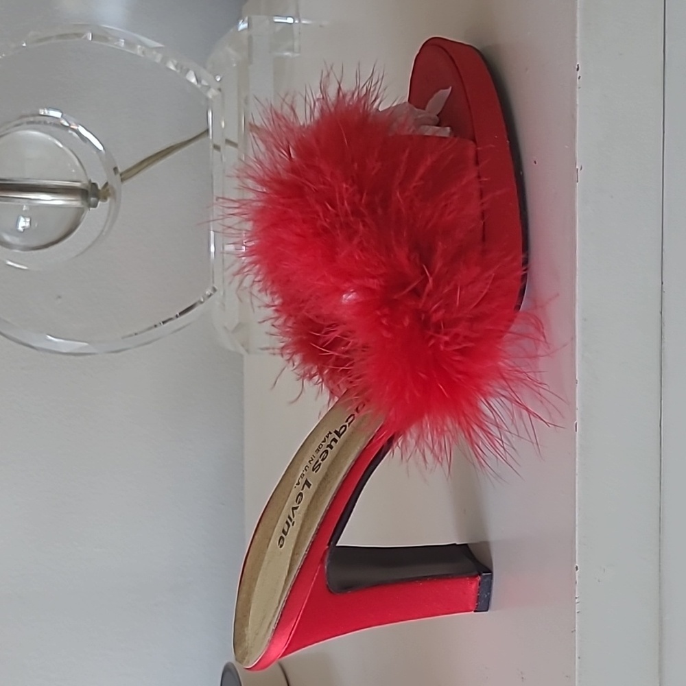 JACQUES LEVINE Platform Boudoir Shoes